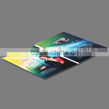 lcd video brochure card with custom logo and printing