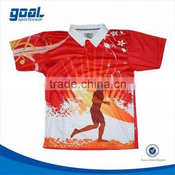 Wholesale Top Quality Custom Sublimated Printing Polo Shirts Design