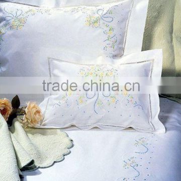 hand embroidery bedding set