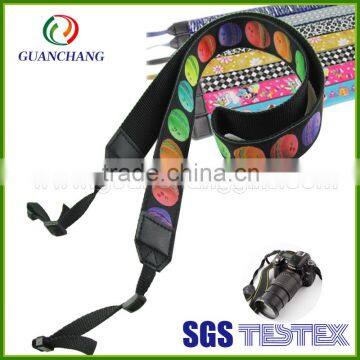 Wholesale Customized Nylon Polyester/cotton/pp Material Fashion Quality Durable Printed Shoulder Neck Camera Strap for Promotion photo-3