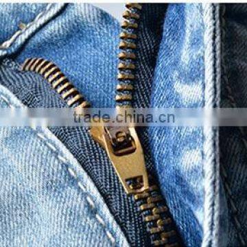 2015 Light Color Plus Size Cropped Denim Pants photo-3