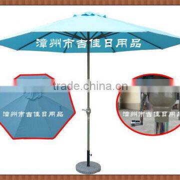 NASB-3M promotional aluminum beach umbrella with crank