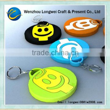 advertisemrnt gift expression OEM soft pvc cheap keychains in bulk