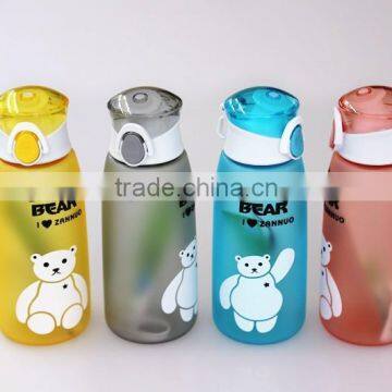 300ML & 380ml Kids Water Bottle, Cute Design of Plastic Water Bottle for Kids