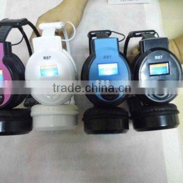 New Fashion Headphone mp3 , sport mp3 with FM