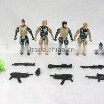 plastic military toy set