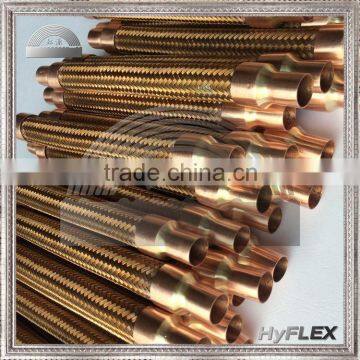 Corrugated Metal Hose Vibration Eliminator Bronze Braided Connector