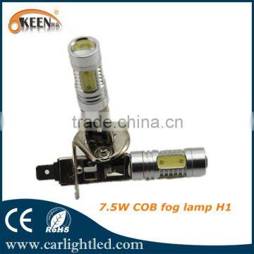 Car Led Fog Light Bulbs H1 Base Head Lamp Bulbs COB LED Chips 7.5W 12V Automobile Lighting