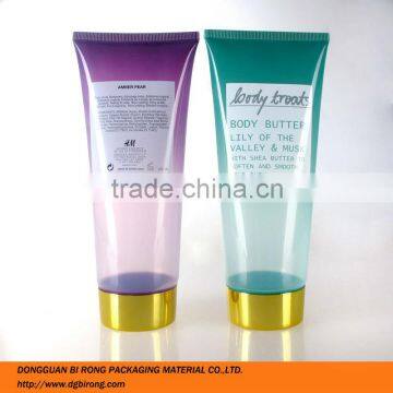 Large PE Cosmetics Clear Gradient Offset Printing Tube