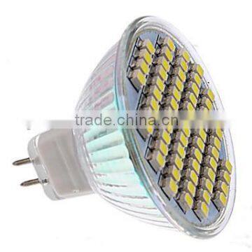 MR16(GU5.3) 2.5W 60x3528SMD 130LM 5500K Natural White Light LED Spot Bulb (12V)