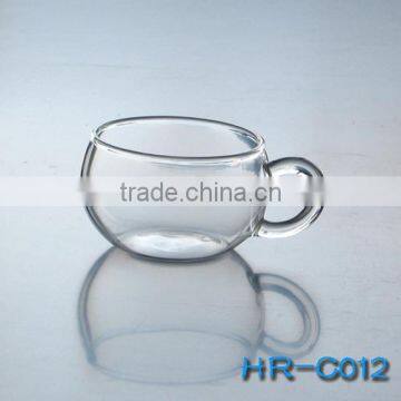 Clear Glass Cup, Glass Coffee Cups, Borosilicate Glass Tea Cups