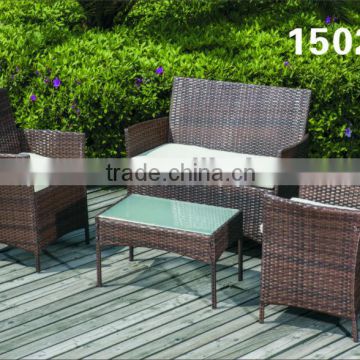 2015 latest outdoor furniture rattan sofa set