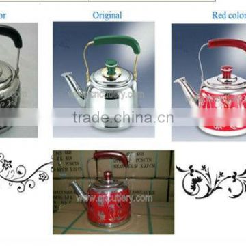 flower kettle 2.5L/stainless steel whistle kettle 2.5L/ whistle pot