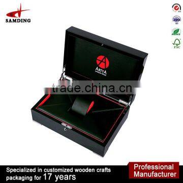 Personalized brand custom painted luxury wood watch box