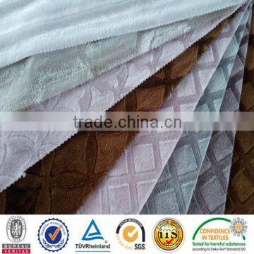 100d brushed knitted poly single fleece fabric