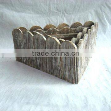 2015 new style wooden folower pot(FSC Certificate)