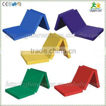FS-SP-054C canvas & EPE folding soft exercise mat
