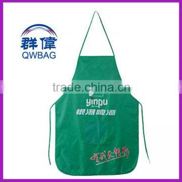 Good quality stripe canvas disposable cotton cooking apron