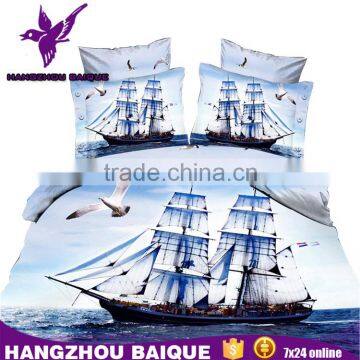 Sea Sailing Boat 3D Bedding Duvet Cover Pictures