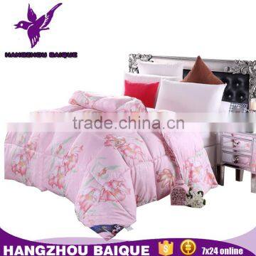 Polyester Bedding Winter Flower Printed Microfiber Comforters