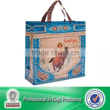 Lead-free Reusable Laminated PP Woven Bag With Handle