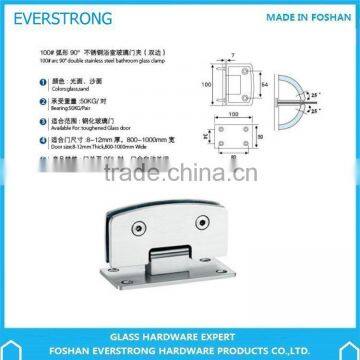 Everstrong Glass Hardware ST-A028 Wall to Glass 90 Degree Stainless Steel or Brass Shower Hinge photo-2