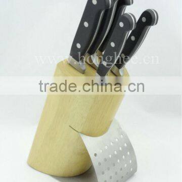 5 Piece Knife Set with Storage Block