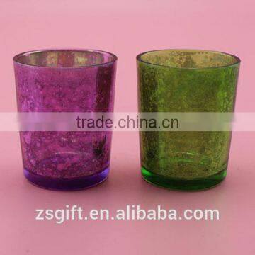 Guangdong Factory produce Customized Hand Made Glass Candle Holder hot seller popular design