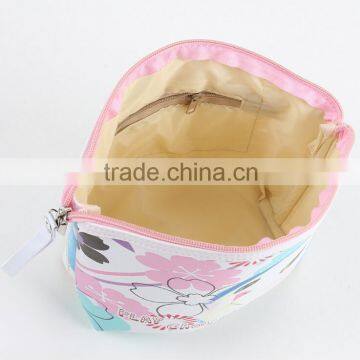 Hot Sale Korea Cartoon Travel Storage Bag Girl White Dot Zipper Makeup Bag photo-2