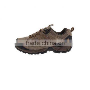 Men's low top hiking shoes latest design high top customized cow leather