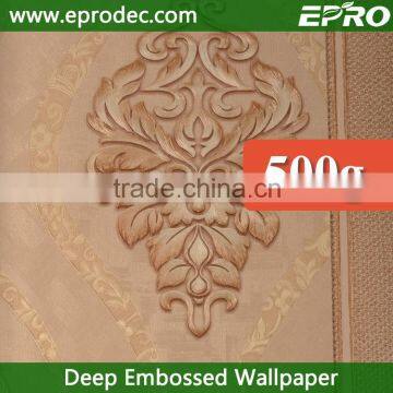 3d embossed wallpaper for living room