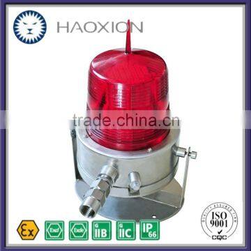 LED obstruction light low intensity stainless steel enclosure aviation Obstruction light