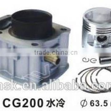 Hot Ssale and shock price Motorcycle Cylinder Head Cylinder kit (CG) MODEL CG200 water-cooled DIA63.5 mm