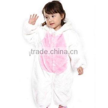 Baby Winter Romper with white rabbit style