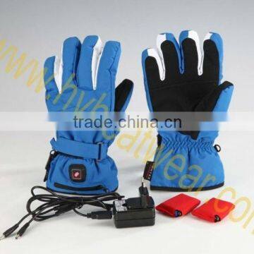 blue battery electric american heated football gloves