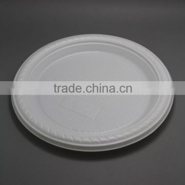 2016 new design hot bulk sale disposable microwave safe plastic plate