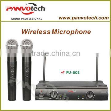 Professional double hand wireless microphone