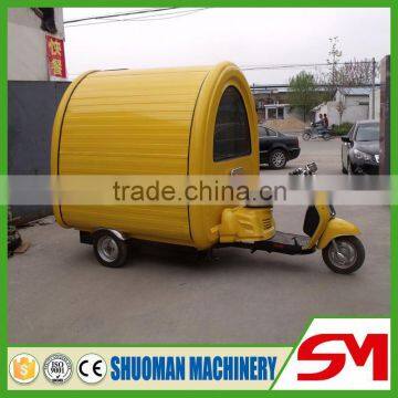 2016 User-friendly Construction and Design Light Pink Food Cart Trailer for Sale Mobile Food Wending photo-3
