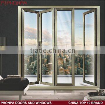 2016 new products modern interior aluminum doors folding door