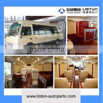 7 meter long luxury design VIP business bus coach motorhome recreational vehicle made in xiamen china