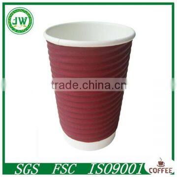 coffee ripple wall paper cup designs coffee paper cup factory