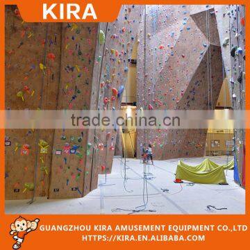 Children playground outdoor rock climbing wall for adult and children