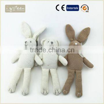 I-Green Toy Series-Fashional Style kintted toy rabbit