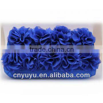 Flower Elegant Chiffon Clutch Bag