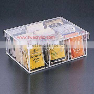 acrylic tea bag box tea bag case