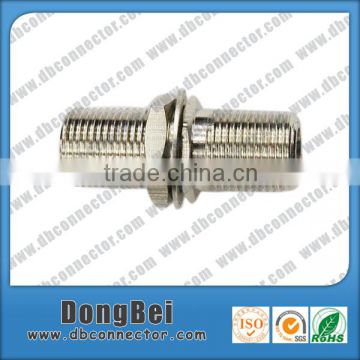 CATV high frequency washer and nut double f female connector