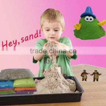 kid educational toys indoor magic sand children toys,moving soft safe modeling sand