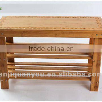 KD style bamboo shoe rack bench