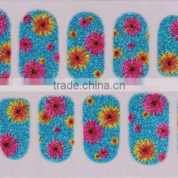 2014 chengda craft colorful personalized ble nail sticker