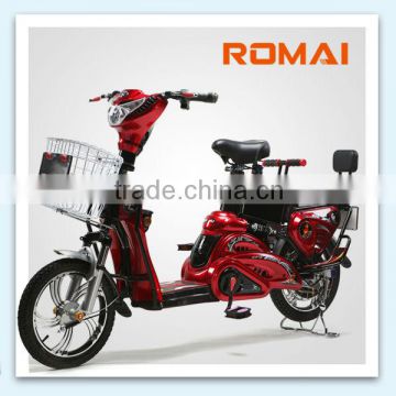 ROMAI two wheel electric bike battery operate